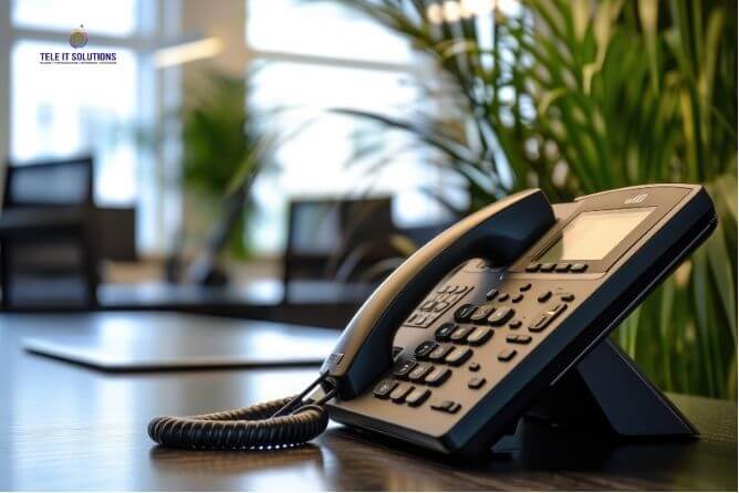High-quality IP Phone by Tele IT Solutions for VoIP calling and unified communication
