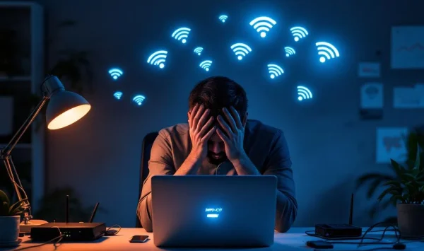 Office employees experiencing poor wireless connectivity